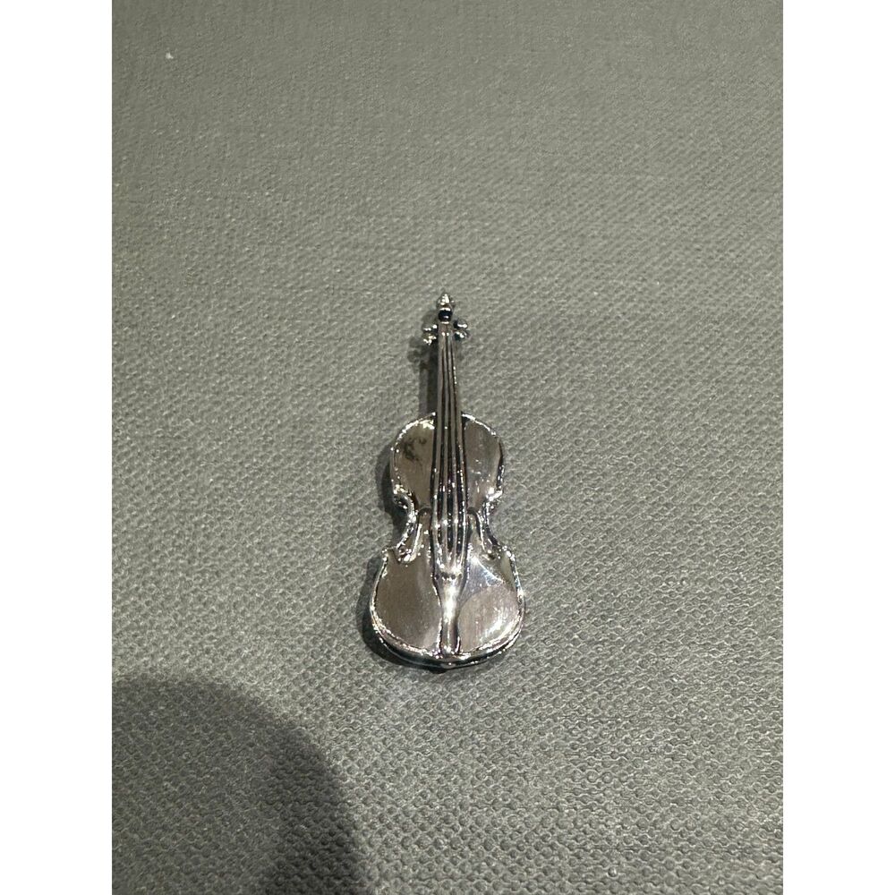 Violin Sterling Silver 925 Pendant